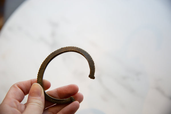 Vintage African Bronze Cuff Bracelet // ONH Item ab01076 Image 5