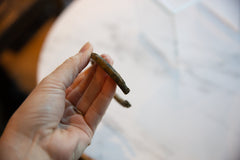 Vintage African Bronze Cuff Bracelet with Geometric Detailing // ONH Item ab01077 Image 5