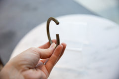 Vintage African Bronze Striped Cuff Bracelet // ONH Item ab01080 Image 7