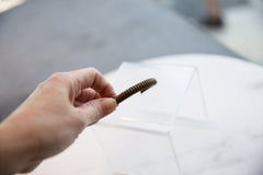 Vintage African Bronze Striped Cuff Bracelet // ONH Item ab01081 Image 4