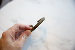 Vintage African Bronze Striped Cuff Bracelet // ONH Item ab01086 Image 3