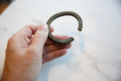 Vintage African Bronze Striped Cuff Bracelet // ONH Item ab01086 Image 5