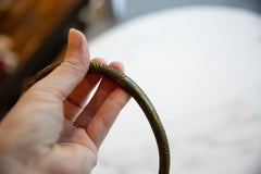 Vintage African Bronze Artifact with Geometric Detailing // ONH Item ab01104 Image 8