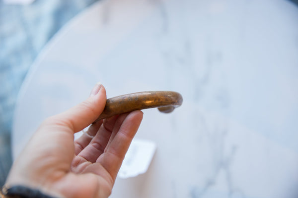 Antique African Copper Alloy Snake Cuff Bracelet // ONH Item ab01201 Image 4