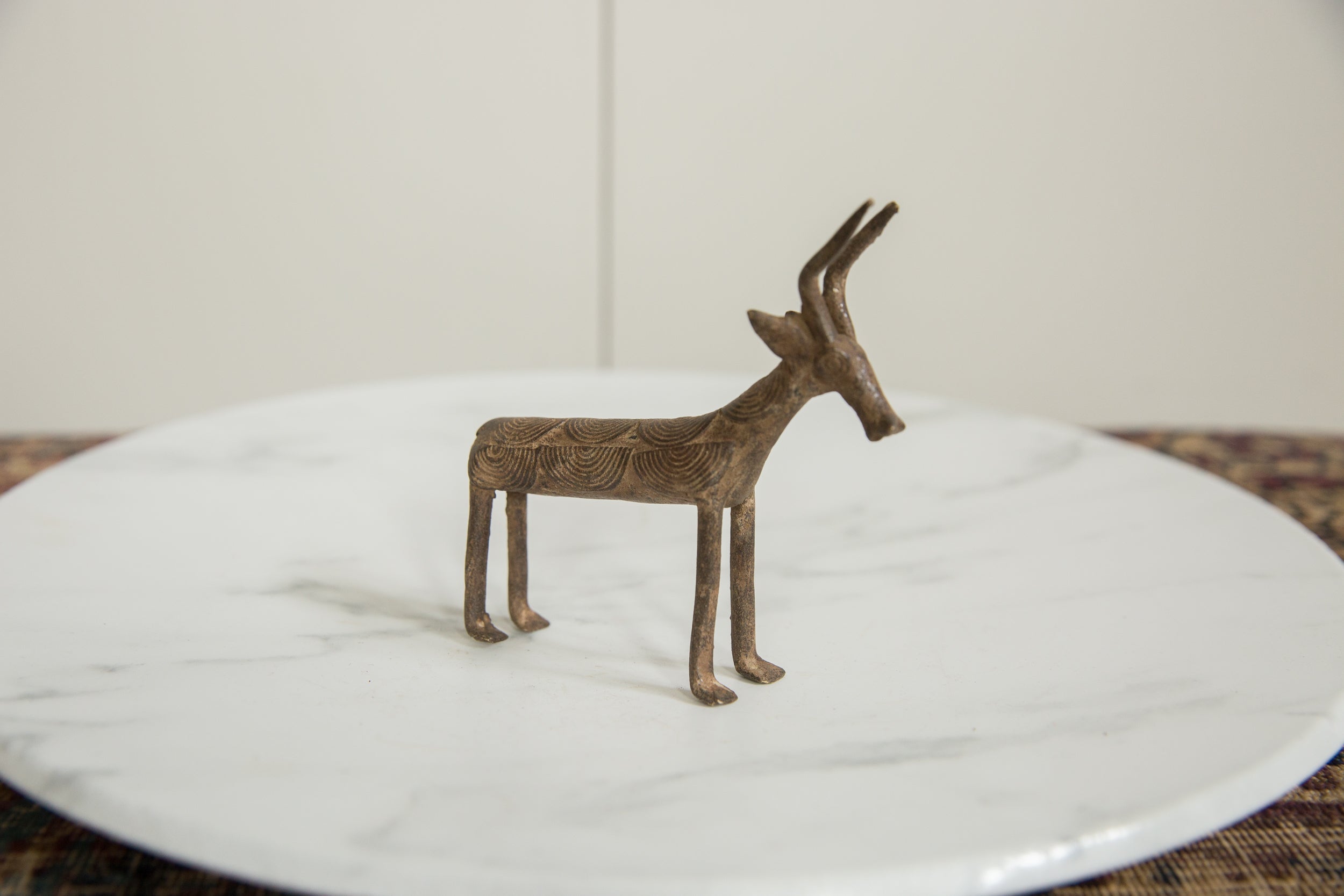 Vintage African Bronze Antelope // ONH Item ab01240 Image 1