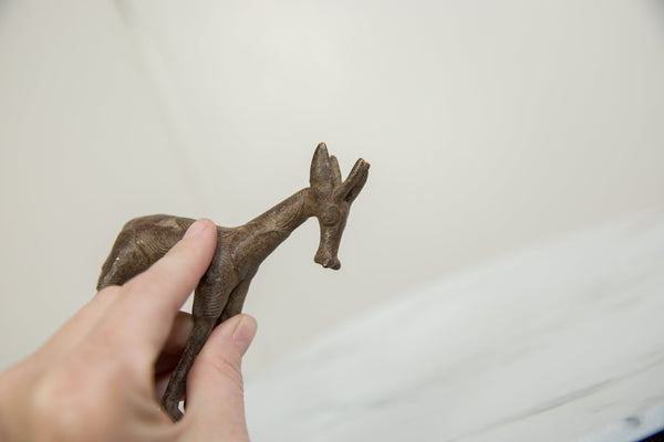 Vintage African Bronze Antelope // ONH Item ab01242 Image 2