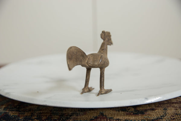 Vintage African Bronze Long Tailed Bird // ONH Item ab01256 Image 2
