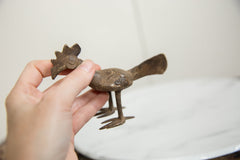Vintage African Bronze Long Tailed Bird // ONH Item ab01258 Image 2