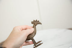 Vintage African Bronze Long Tailed Bird // ONH Item ab01258 Image 3