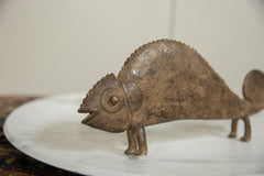 Vintage African Bronze Chameleon // ONH Item ab01269 Image 2