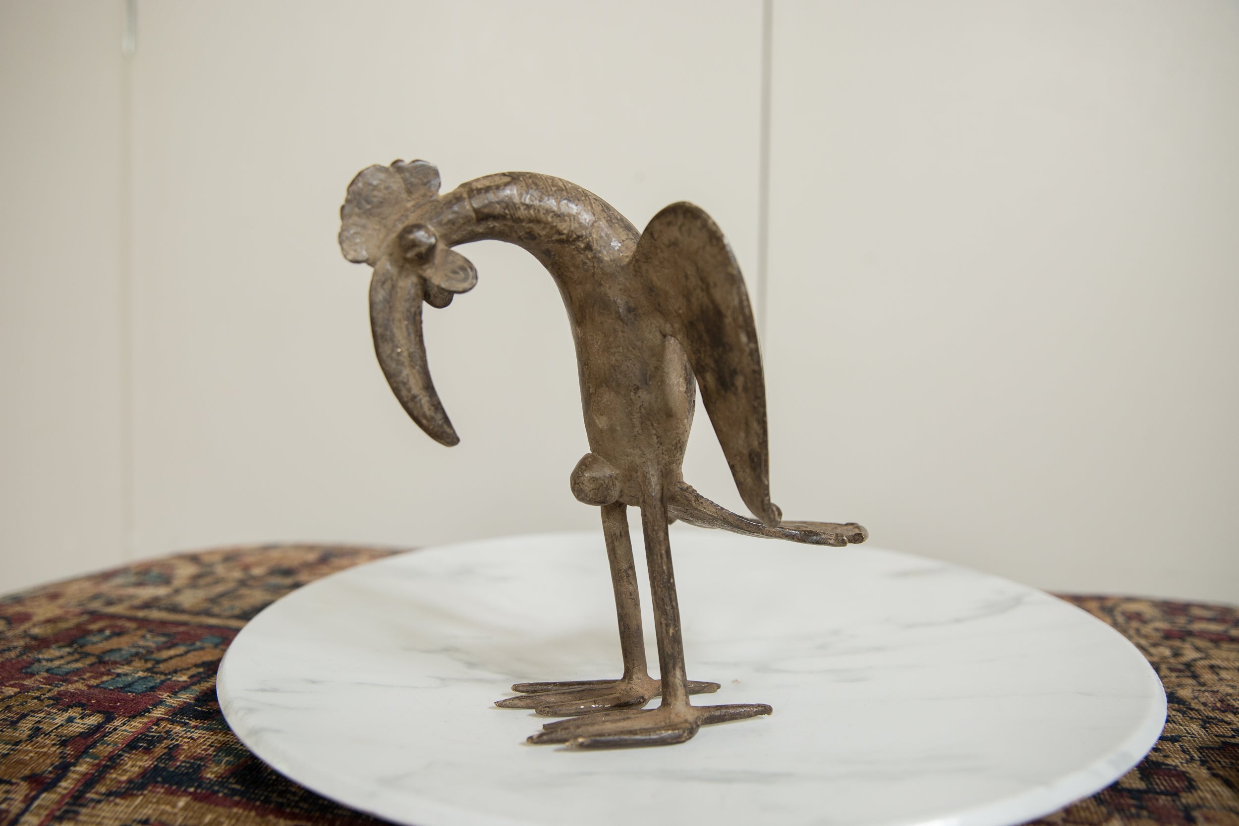 Vintage African Bronze Bird // ONH Item ab01276 Image 1