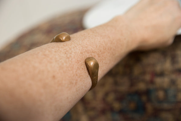 Antique African Copper Snake Bracelet // ONH Item ab01284 Image 5