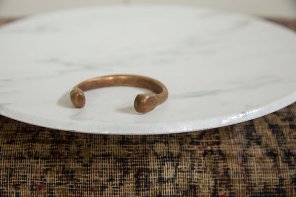 Antique African Copper Snake Bracelet // ONH Item ab01290 Image 1