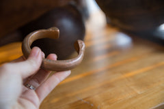 Antique African Copper Snake Cuff Bracelet // ONH Item ab01302 Image 3