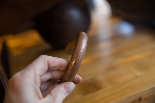 Antique African Copper Snake Cuff Bracelet // ONH Item ab01304 Image 3