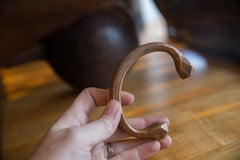 Antique African Copper Snake Cuff Bracelet // ONH Item ab01306 Image 4