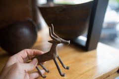 Vintage African Bronze Antelope // ONH Item ab01310 Image 4