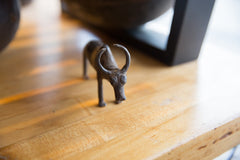 Vintage African Bronze Water Buffalo // ONH Item ab01314 Image 2