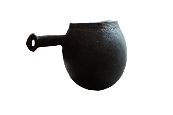 Vintage African Wooden Pitcher // ONH Item ab01341