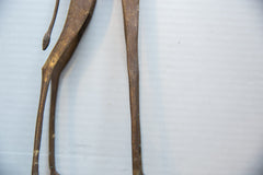 Vintage African Bronze Giraffe // ONH Item ab01348 Image 7