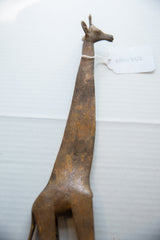 Vintage African Bronze Alloy Giraffe // ONH Item ab01352 Image 5