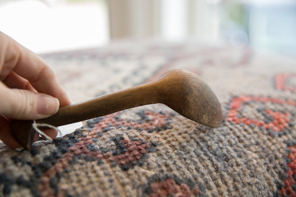 Vintage African Wooden Spoon // ONH Item ab01367 Image 5