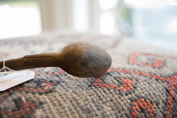 Vintage African Wooden Spoon // ONH Item ab01368 Image 5