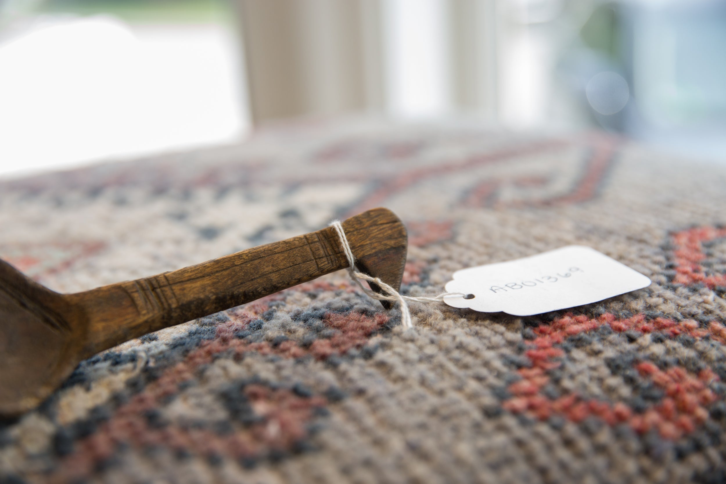 Vintage African Wooden Spoon // ONH Item ab01369 Image 1