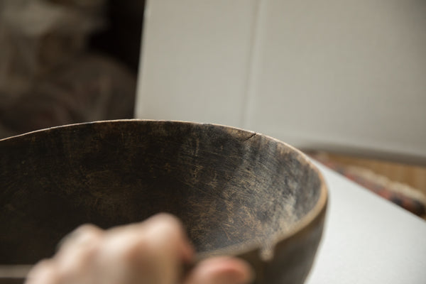 Vintage African Wooden Bowl // ONH Item: ab01391, Image 3