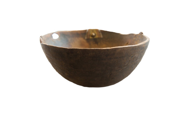 Vintage African Wooden Bowl // ONH Item ab01392