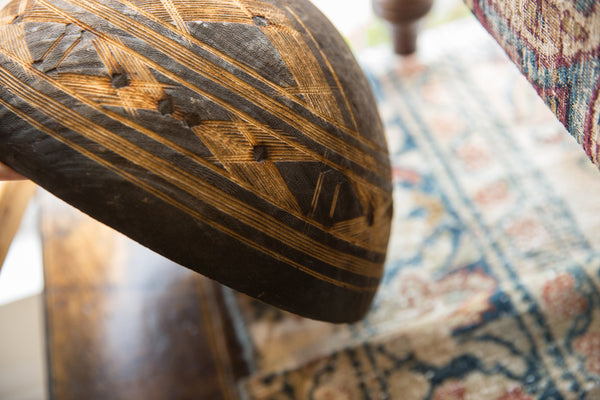 Vintage African Wooden Bowl // ONH Item ab01404 Image 5