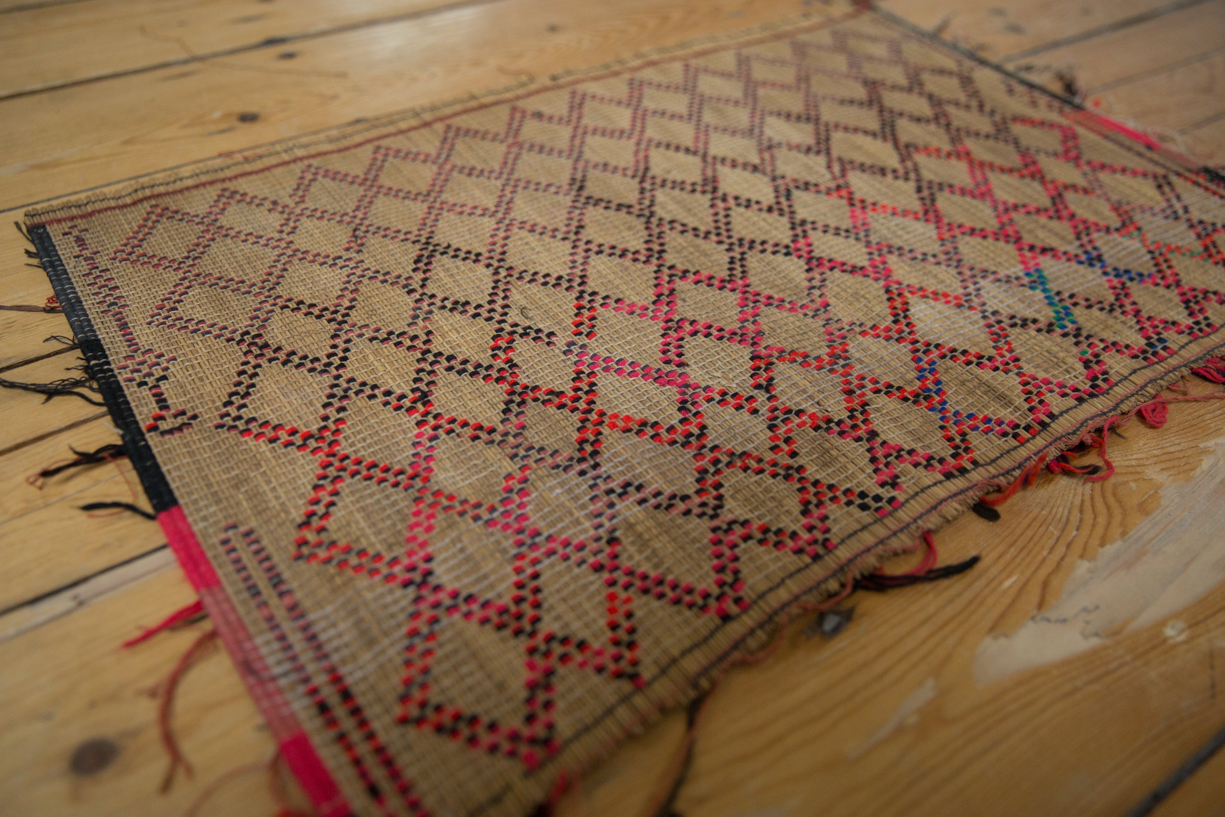 Vintage African Tuareg Rug Mat // ONH Item ab01407 Image 1