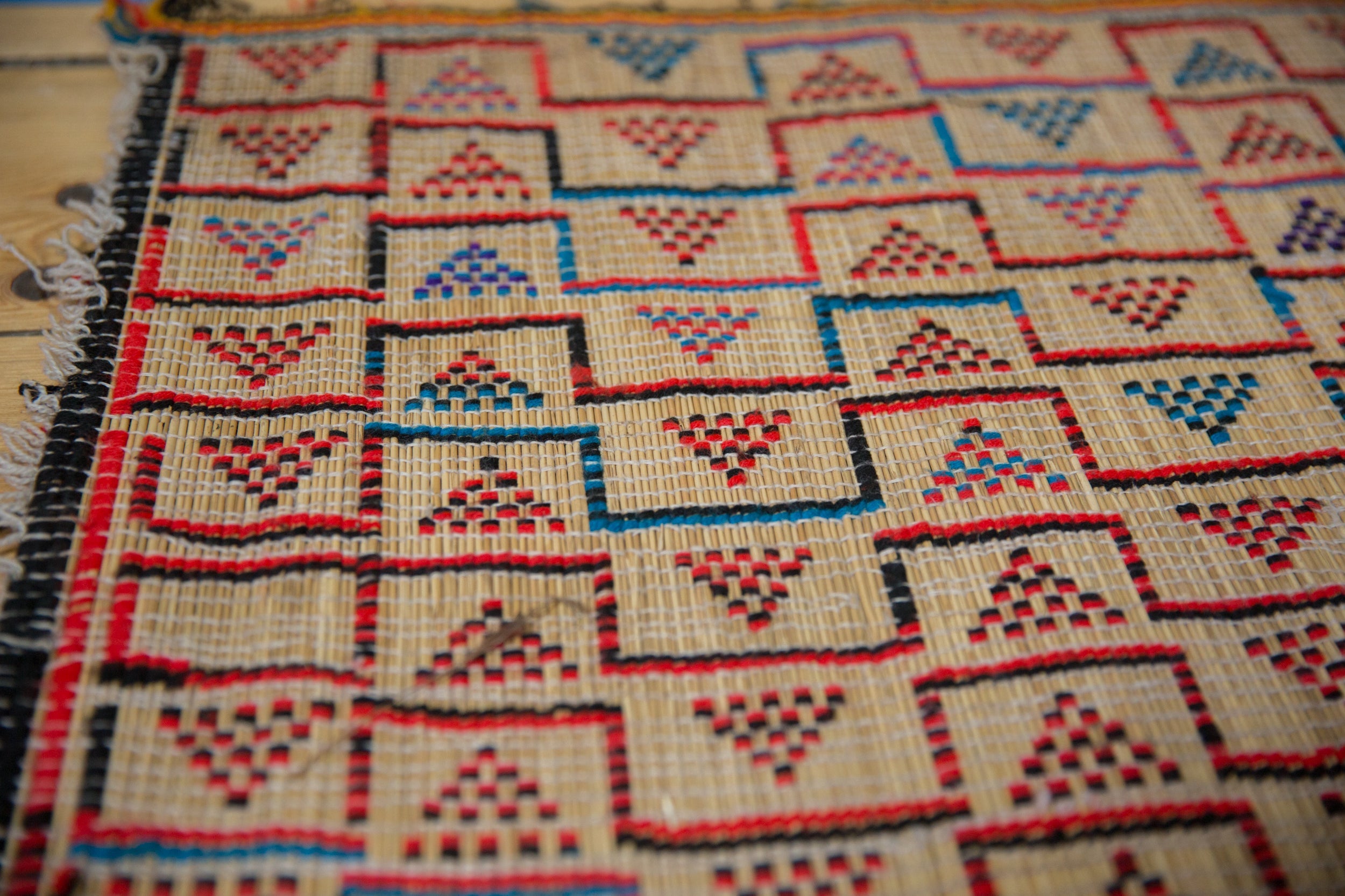 Vintage African Tuareg Rug Mat // ONH Item ab01411 Image 1