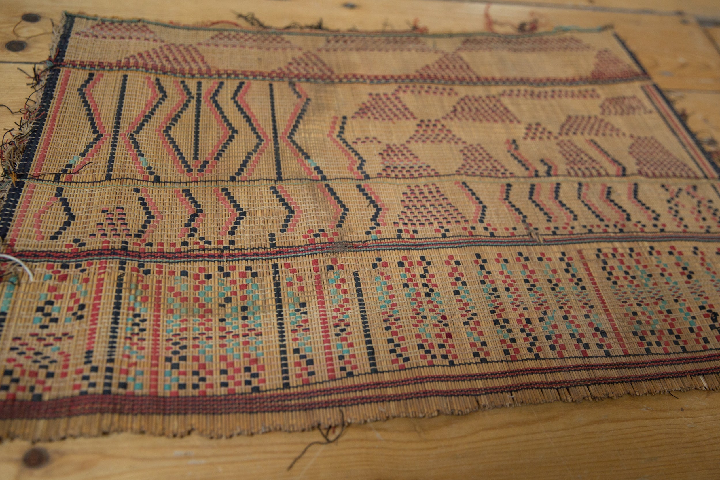 Vintage African Tuareg Rug Mat // ONH Item ab01412 Image 1