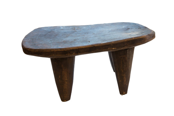 Vintage African Senufo Wood Milk Stool // ONH Item ab01421