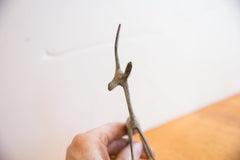 Vintage African Right Facing Brightly Oxidized Gazelle // ONH Item ab01495 Image 1
