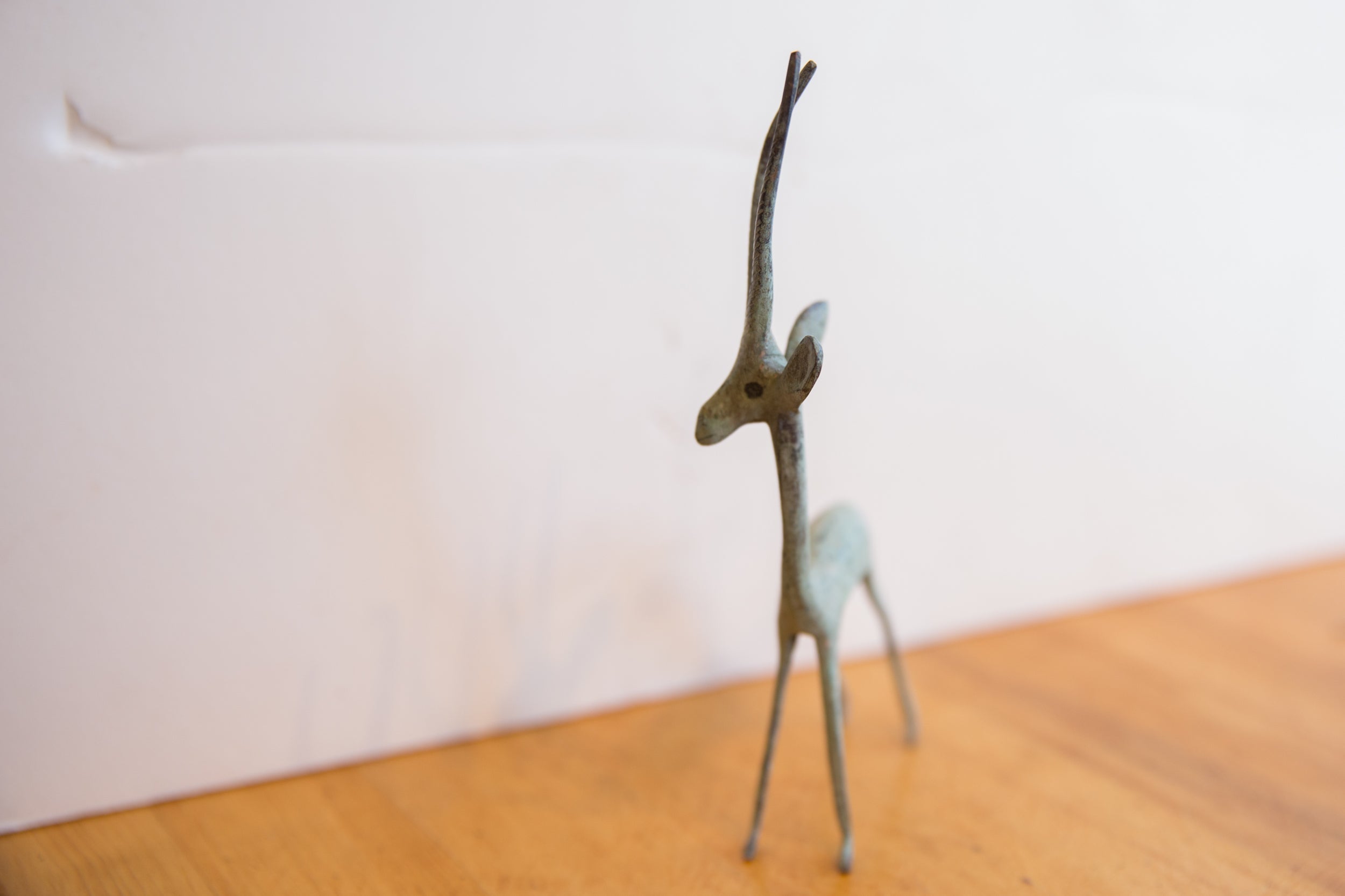 Vintage African Right Facing Brightly Oxidized Gazelle // ONH Item ab01497 Image 1