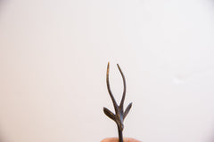 Vintage African Left Facing Gazelle with Dark Patina // ONH Item ab01503 Image 4
