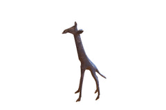 Vintage African Giraffe with Dark Patina // ONH Item ab01525 Image 1