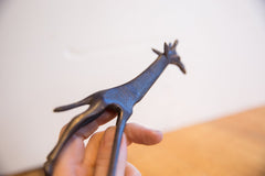 Vintage African Giraffe with Dark Patina // ONH Item ab01527 Image 4