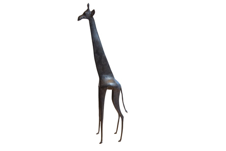 Vintage African Giraffe with Dark Patina // ONH Item ab01537 Image 1