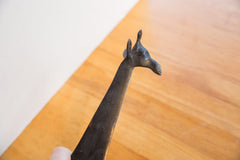 Vintage African Giraffe with Dark Patina // ONH Item ab01537 Image 4
