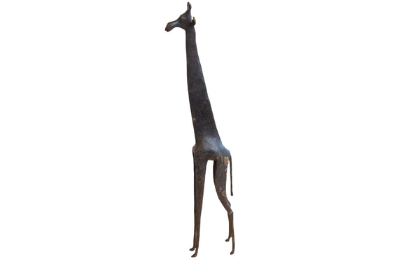 Vintage African Giraffe with Dark Patina // ONH Item ab01541 Image 1