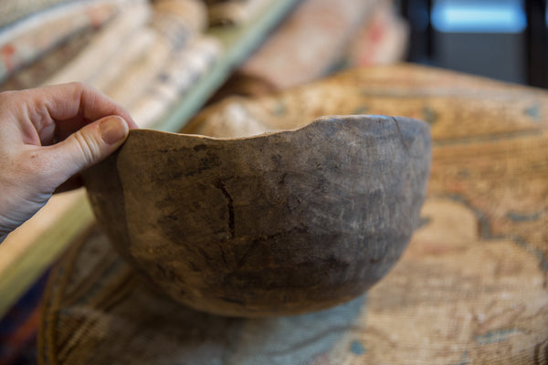 Vintage Wooden African Bowl // ONH Item ab01563 Image 4