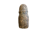 Antique Neolithic African stone primitive tool with a weathered, earthy brown and gray surface.