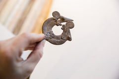 Vintage African Double Chameleon Lizard Pendant // ONH Item ab01575 Image 2