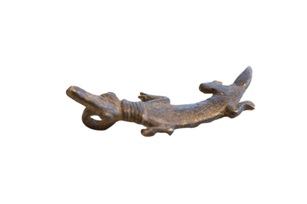 Vintage African Crocodile Pendant // ONH Item ab01581