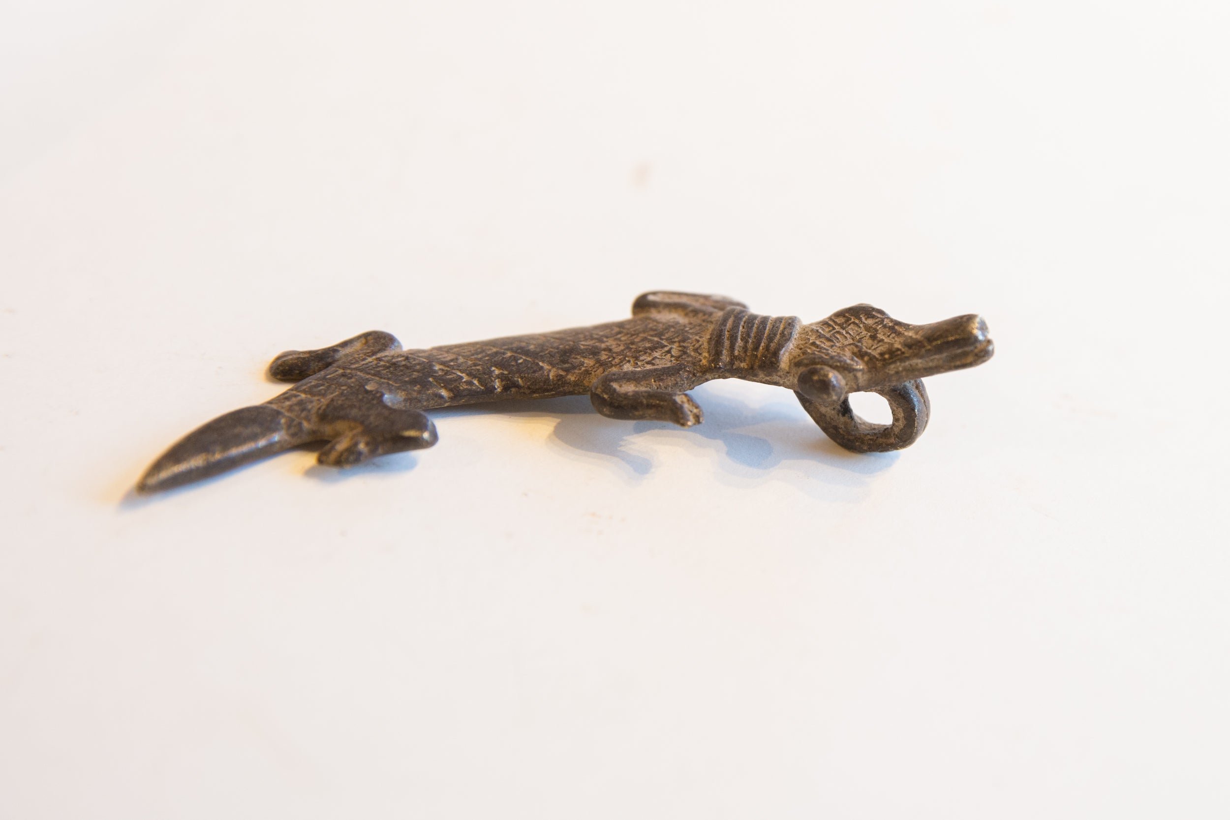 Vintage African Crocodile Pendant // ONH Item ab01581 Image 1
