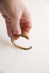 Antique African Bronze Snake Cuff Bracelet // ONH Item ab01621 Image 3