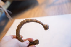 Antique African Copper Alloy Snake Cuff Bracelet // ONH Item ab01643 Image 4